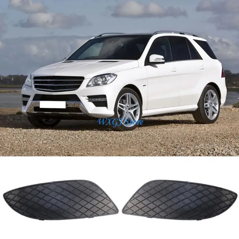 

37JE Front Bumper Fog Light Cover Grille Easy Installation 6368850074 6368850174 for W636 W639 Daytime Running Light Cover