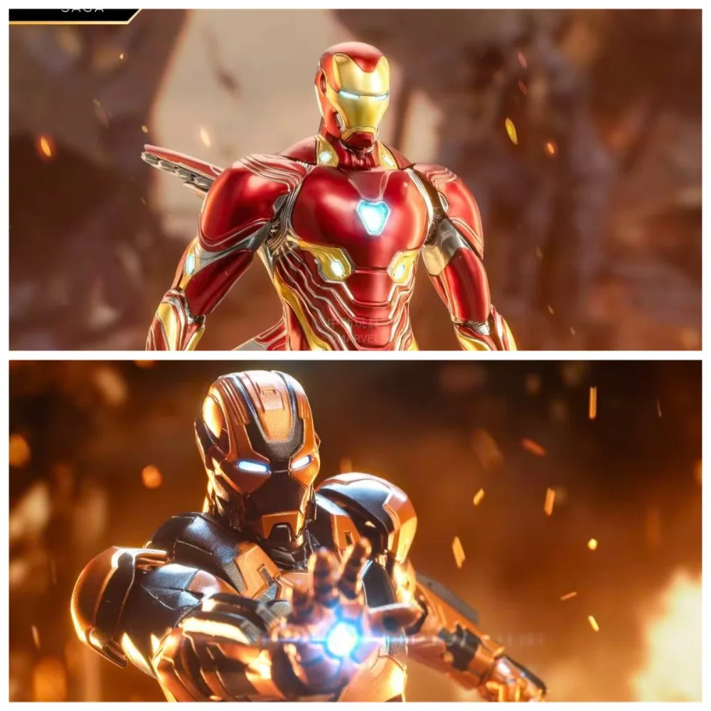 In Stock ZD Toys Iron Man MK50 MK28 Action Figures Tony Stark Mecha Model Movable Anime Avengers Collection Toys Gifts
