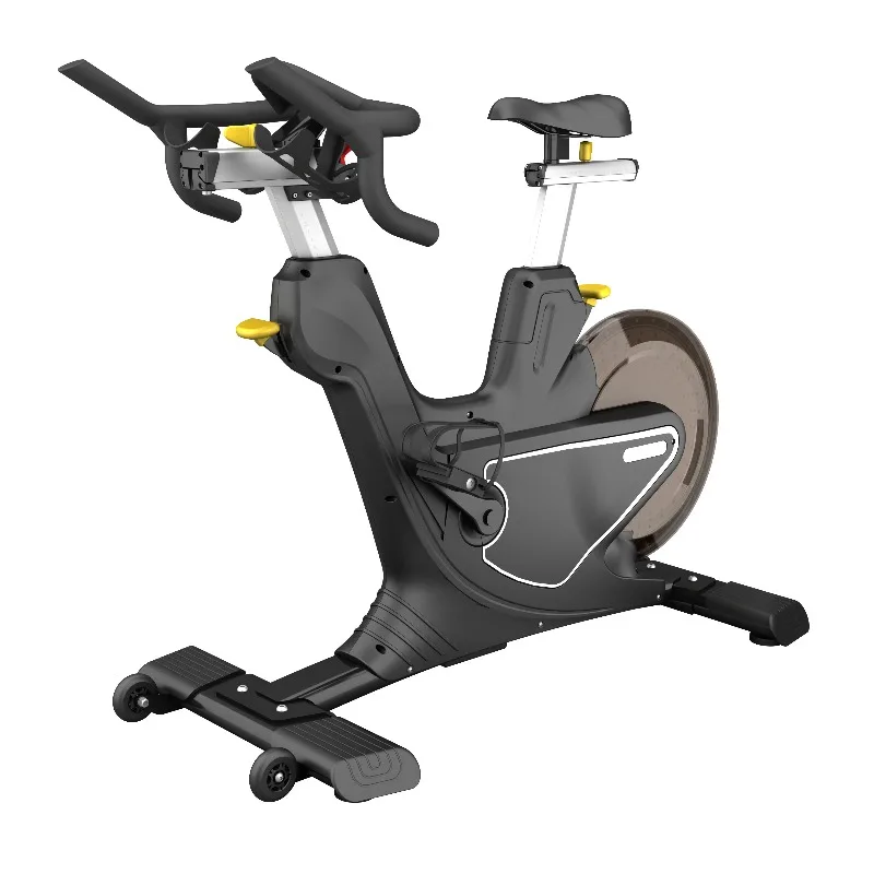 Aerobic Indoor Exercise Bike with Oversized Steel Frame & Magnetic Flywheel Commercial Fitness Equipment for Bodybuilding