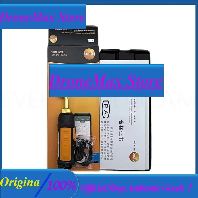 DroMaTesto 549i High-pressure Gauge (Bluetooth-compatible) Smart And Wireless Probe Refrigeration Pressure Gauge Meter 0560 1549