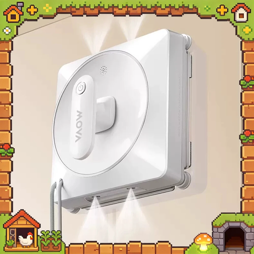 MOVA L1 Window cleaning robot automatic glass cleaning artifact high-rise window cleaning water spraying intelligent scrubbing