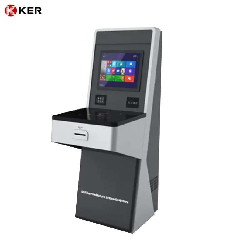 Self-Checkout Book Return & Check-in Kiosk With RFID Library Automation SDK Enabled