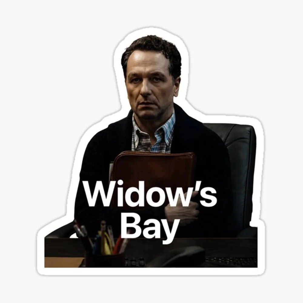 

Widows Bay Sticker for Laptop Decor Bedroom Car Cute Cartoon Art Fashionable Public Suitcase