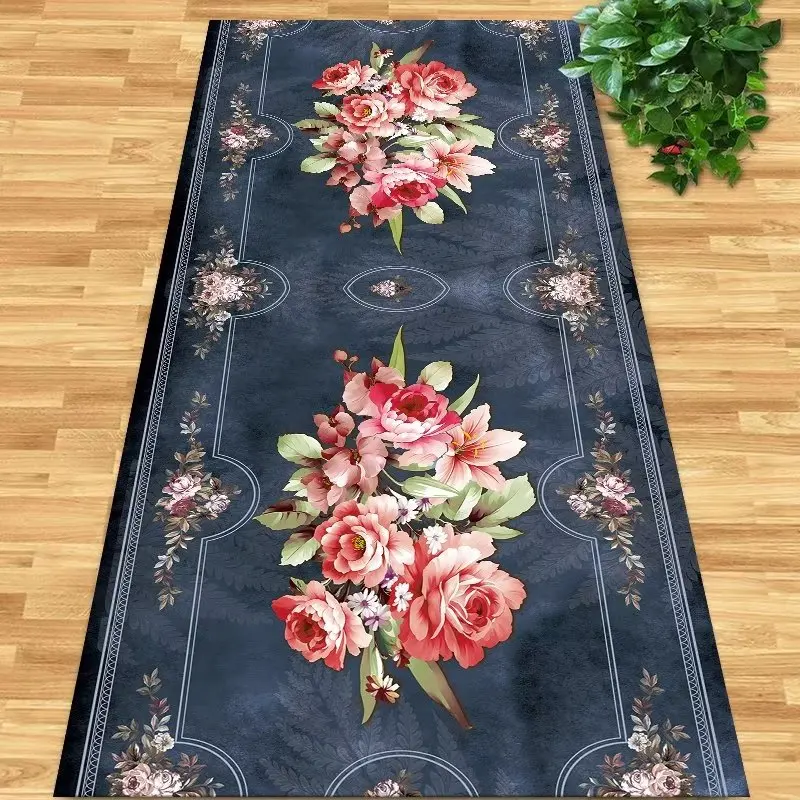 Modern House Decoration Hallway Carpets Luxury Long Corridor Carpet Party Aisle Runner Floor Mat Anti-slip Rooms Bedside Rug