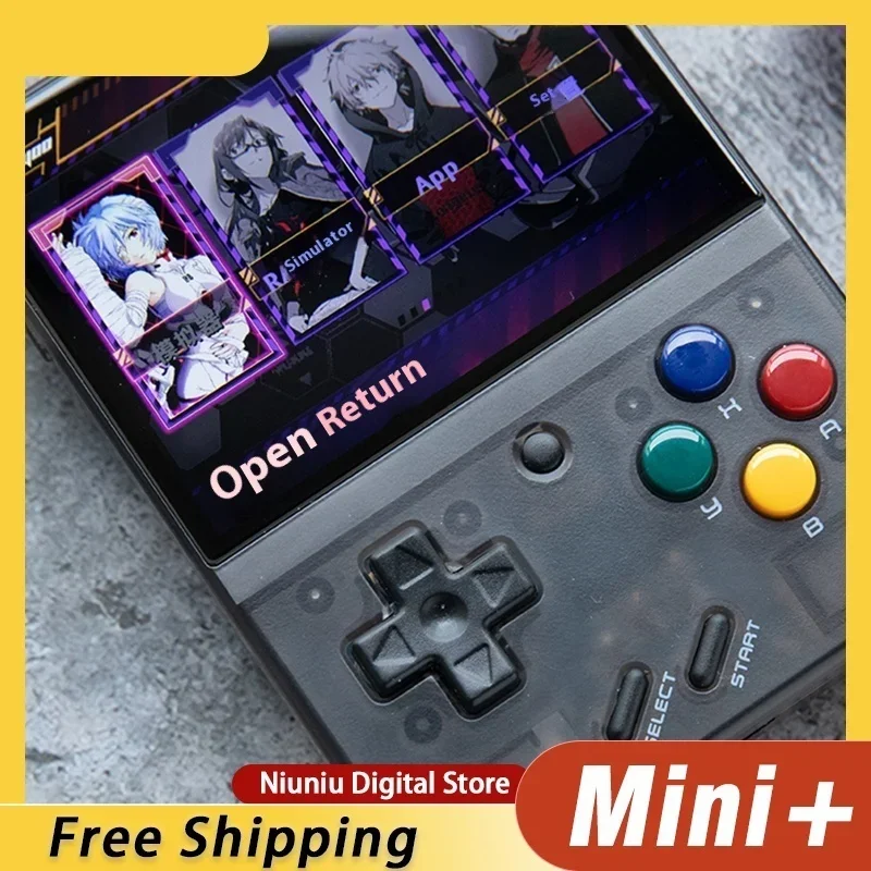 

Miyoo Mini Plus Portable Retro Handheld Game Console Classic Video Game Console V2 Mini+ Ips Screen Linux System Kids Gift