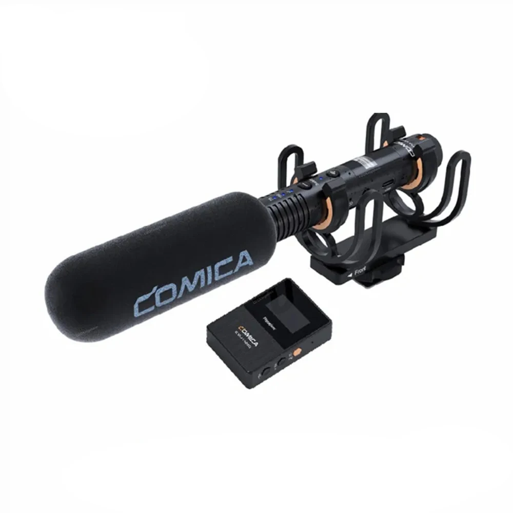 Comica CVM-VM30 2.4G Wireless Microphone Super Cardioid Shotgun Microphone With Receiver For DSLR Camera/Smartphone/PC