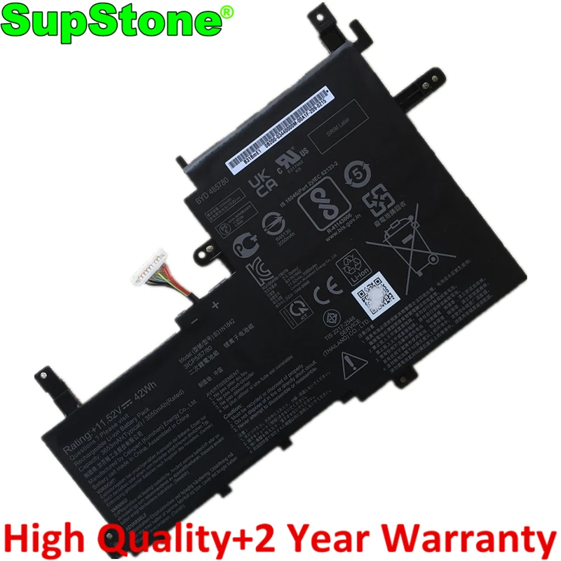 SupStone B31N1842 0B200-03440000 Battery For Asus VivoBook 15 M513UA X513EA X513IA X513EQ,S15 S531FA,S531FL K513EA X531FA X531FL