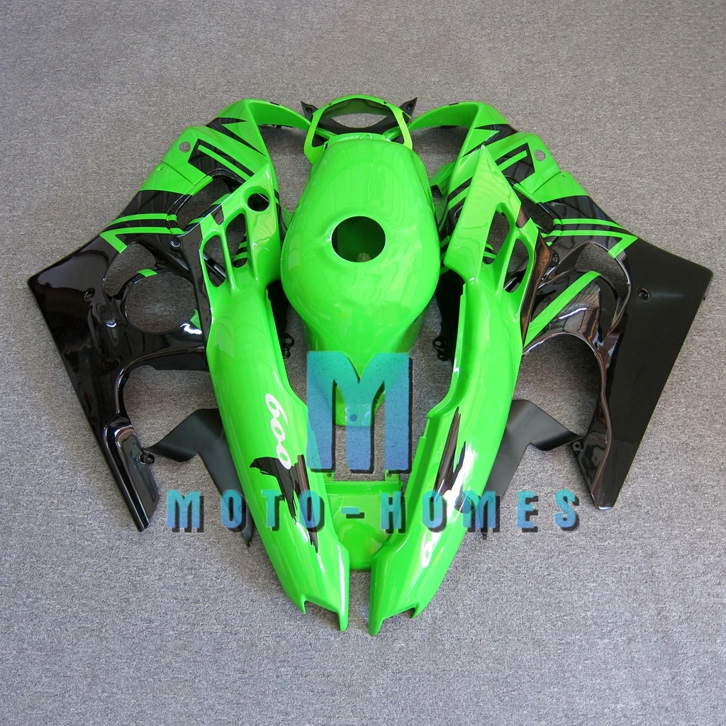 無料カスタムCBR600 F3 1995 1996 ABSフェアリングキット ホンダCBR600 95 96 バイク外装パーツ リビルドバイク ブラックグリーン