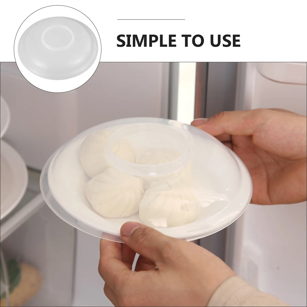 

6Pcs Food Plate Covers High Quality Protective Food Covers for Microwave Refrigerator Kitchen Supplies