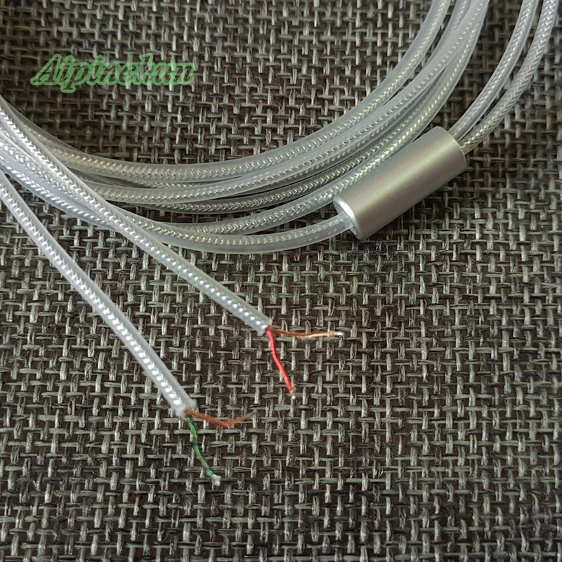 Aipinchun 3.5mm 3 pólos jack diy fone de ouvido cabo de áudio reparação substituição fio cabo a41