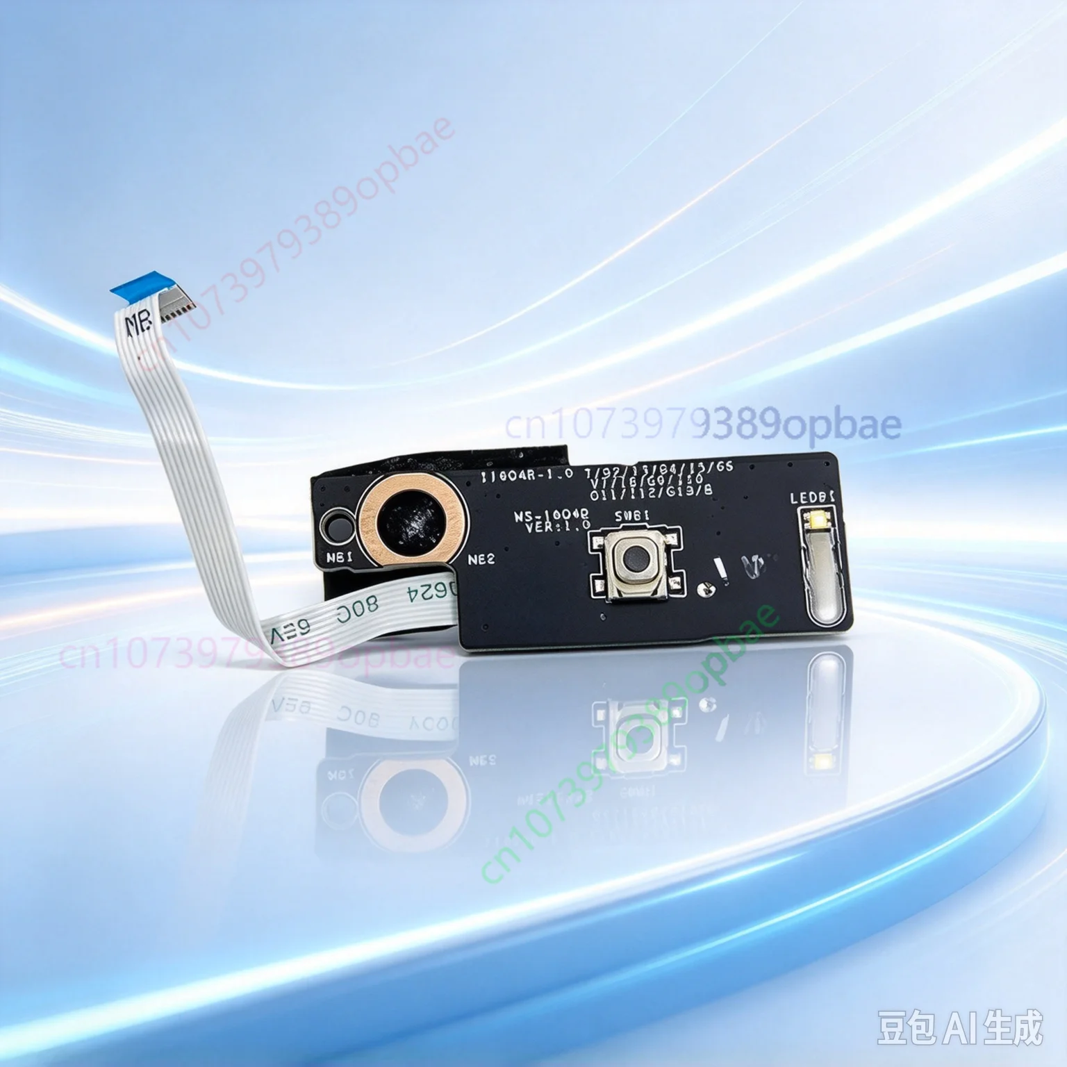 Replacement For MSI GS65 MS-16Q4 Power Button Board With Flex Cable MS-16Q4B