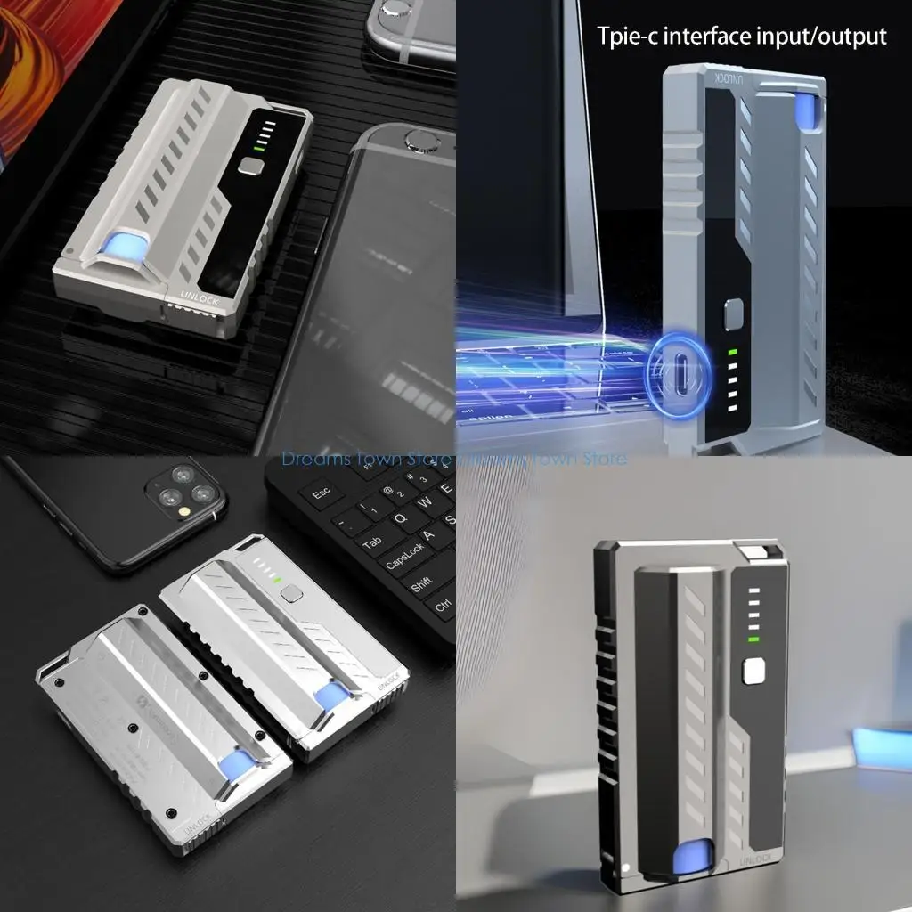 HX6A Modulars 21700 PowerBanks With Quick Release Magazine Design And Type C Port