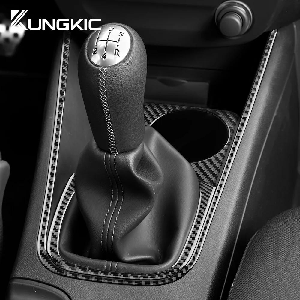Picture 4: Real Soft Carbon Fiber Sticker For Renault Fluence Megane 2009 2010 2011 2012 2013 2014 2015 LHD RHD Gear Shift Interior Panel