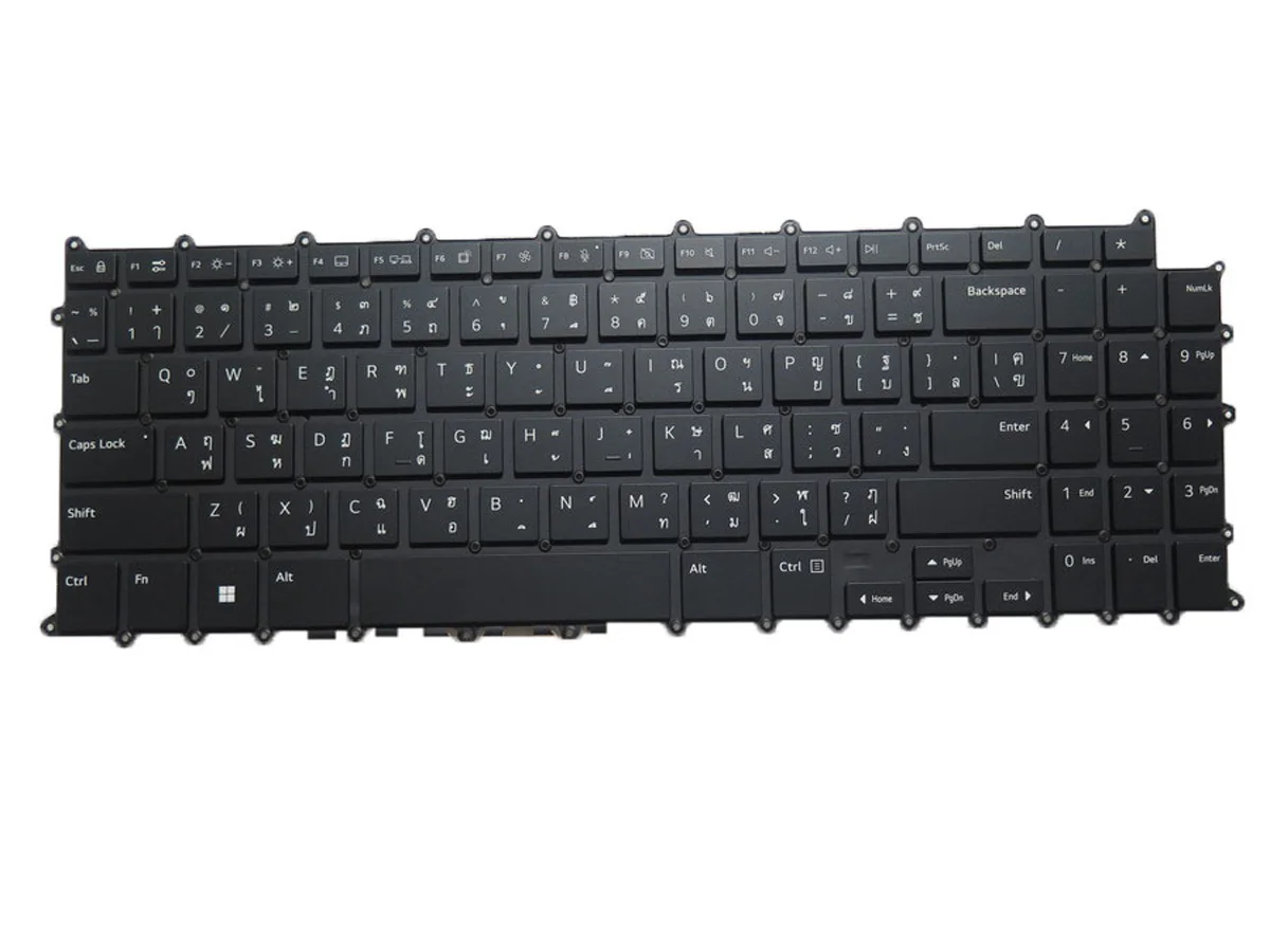 Laptop Keyborad For LG 16Z90SP KT0122L2JS03TIA00 AEW74234345 Thailand TI Black No Frame With Backlit