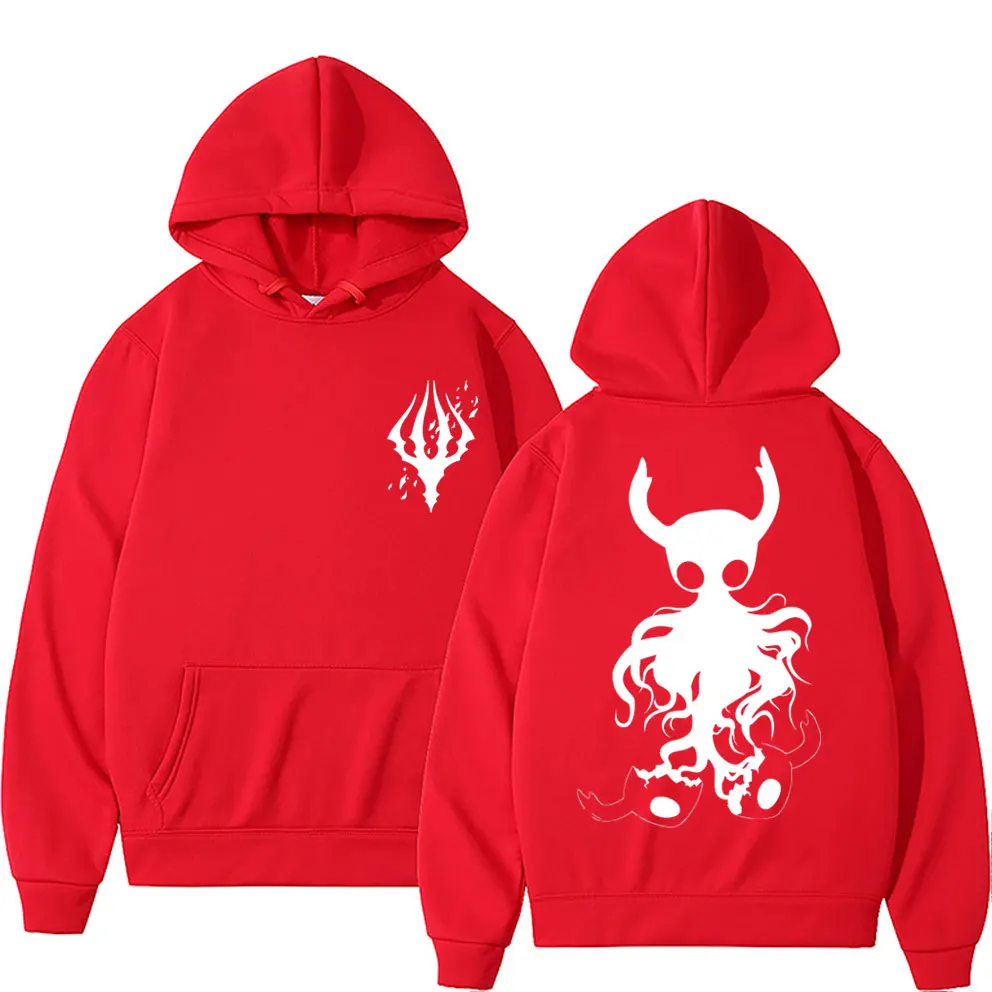 Homens e mulheres Hollow Knight Darkside Print Hoodie, agasalho com capuz, Hoodies Anime Casual, moda manga, jogo, venda quente