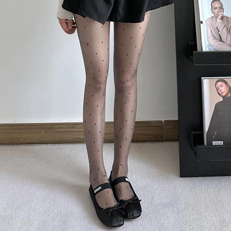 ผู้หญิงรักหัวใจลาย Tights ตาข่าย Sheer High เอว Pantyhose วาเลนไทน์ถุงน่องถุงน่องเซ็กซี่ Coquette โปร่งใส Tights