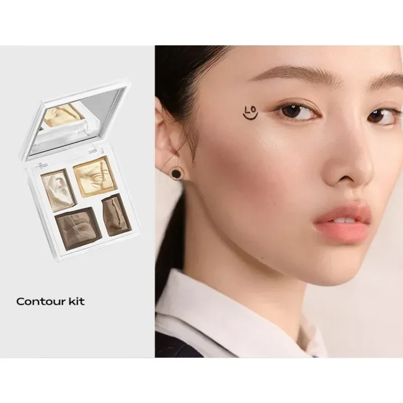 

Original Little Ondine NewFour-Color Highlight Bronzer Contour palette Shadow Nose Silhouette Beauty Makeup high gloss brighteni