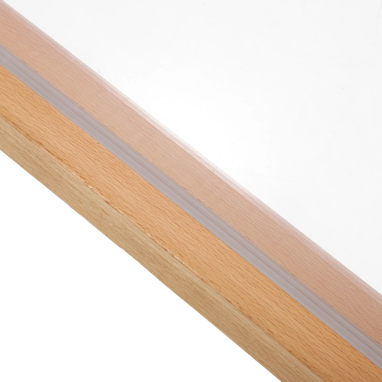 حامل علامة الطاولة على شكل حرف T، حامل عرض بلاستيكي شفاف كبير الحجم للمكتب والمطعم والفصول الدراسية وحامل بطاقات أكريليك ثابت