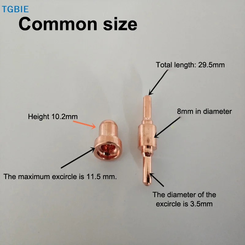 

Набор электродов и сопел для плазменной резки, комплектующие для плазмореза, аксессуары для сварки
