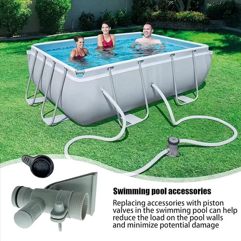 1 مجموعة تجمع لتقوم بها بنفسك اكسسوارات 637R 12363 بركة خرطوم محول صمام المكبس قابل للتعديل مع غطاء أسود