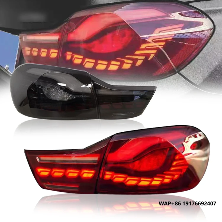 

FARWIDE Modified Smoke Red Tail Lamp Led Lights forBmw 4 Series M4 F82 F83 F32 F33 F36 2013 - 2021