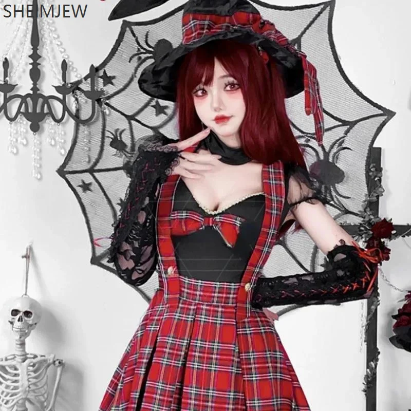 

Gothic Subculture Y2kcosplay Sexy Hot Girl Punk Style Dress Suit Role Playing Costume Stage Girl Group Performance Costume