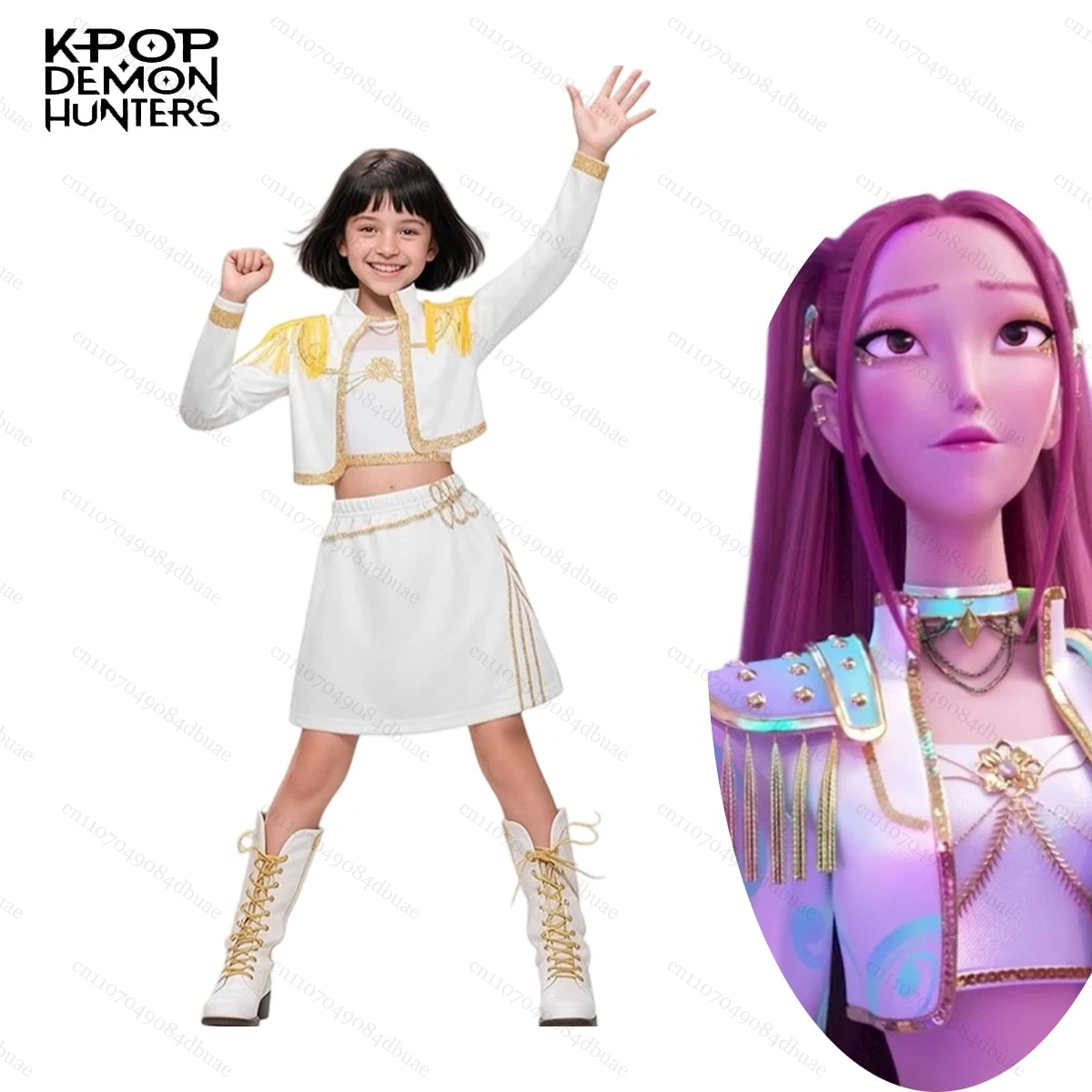 Anime Kpops Demon Hunters Cosplay mujeres niñas K Pop trajes disfraz de demonio vestido de fiesta de Halloween Cosplay