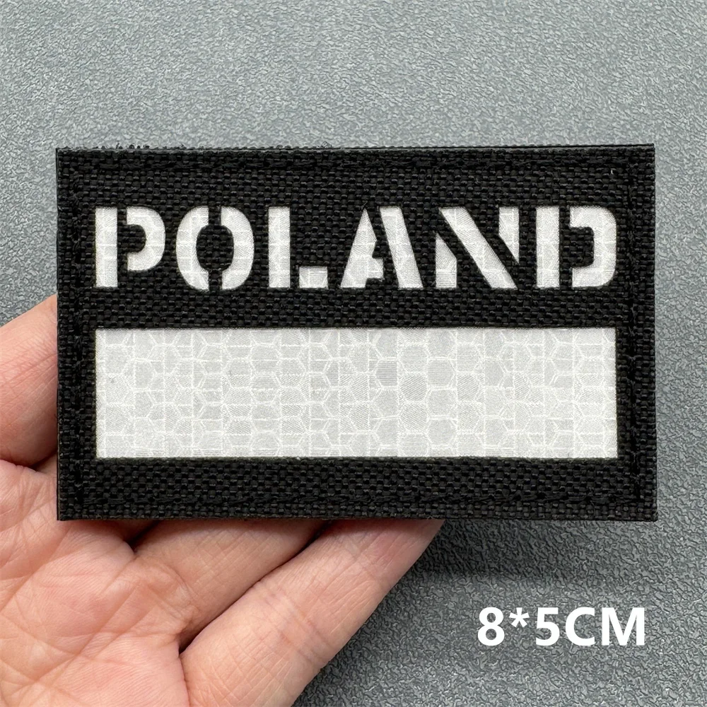 3D Taktische Patches IR Reflektierende Abzeichen auf Rucksack Weste Kleidung Laser Schneiden Embleme Haken Und Schleife Outdoor Ausrüstung – Detail 7
