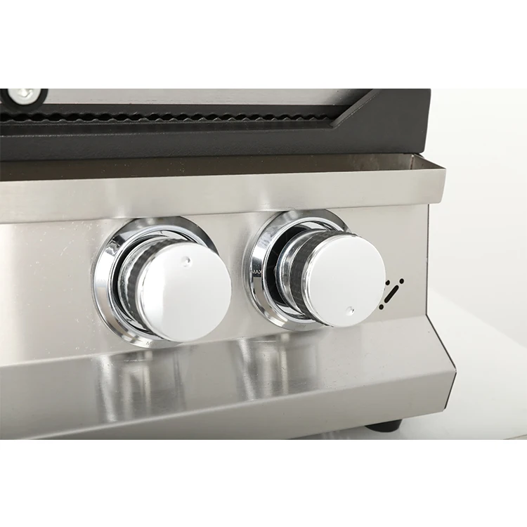 2026 hot sell Gas Contact Grill  Commercial Panini Press Grill Maker Whole Groove Griddle Gas Toast Griller