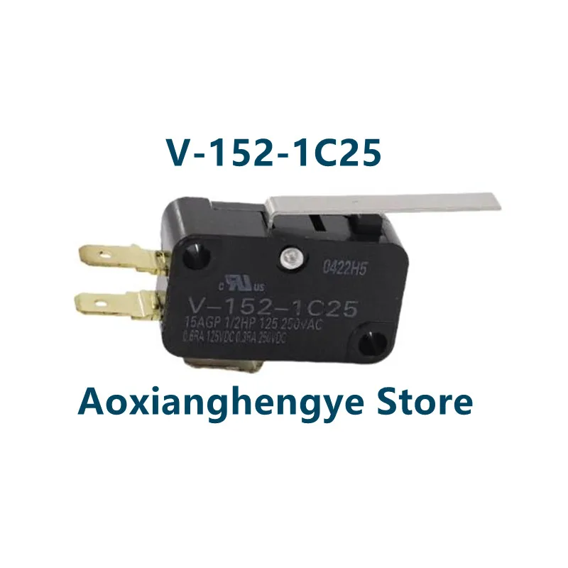 1PCS Micro switch V-15-1C25 silver contact 152 153 154 155 156 roller limit travel switch Original genuine product