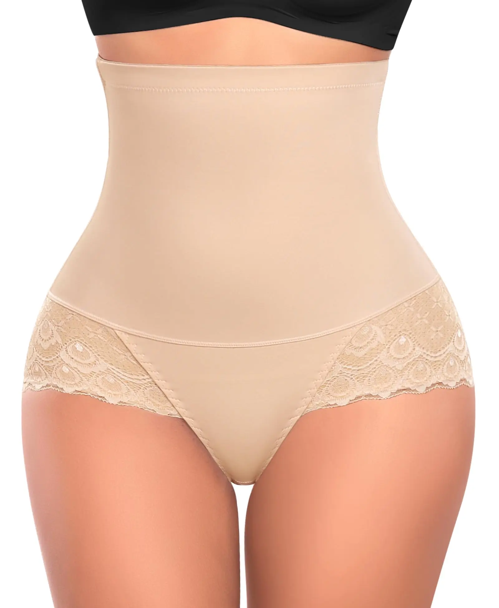 

Control Shapewear Panties for Women High Waisted Shaping Underwear Lace Body Shaper Girdle