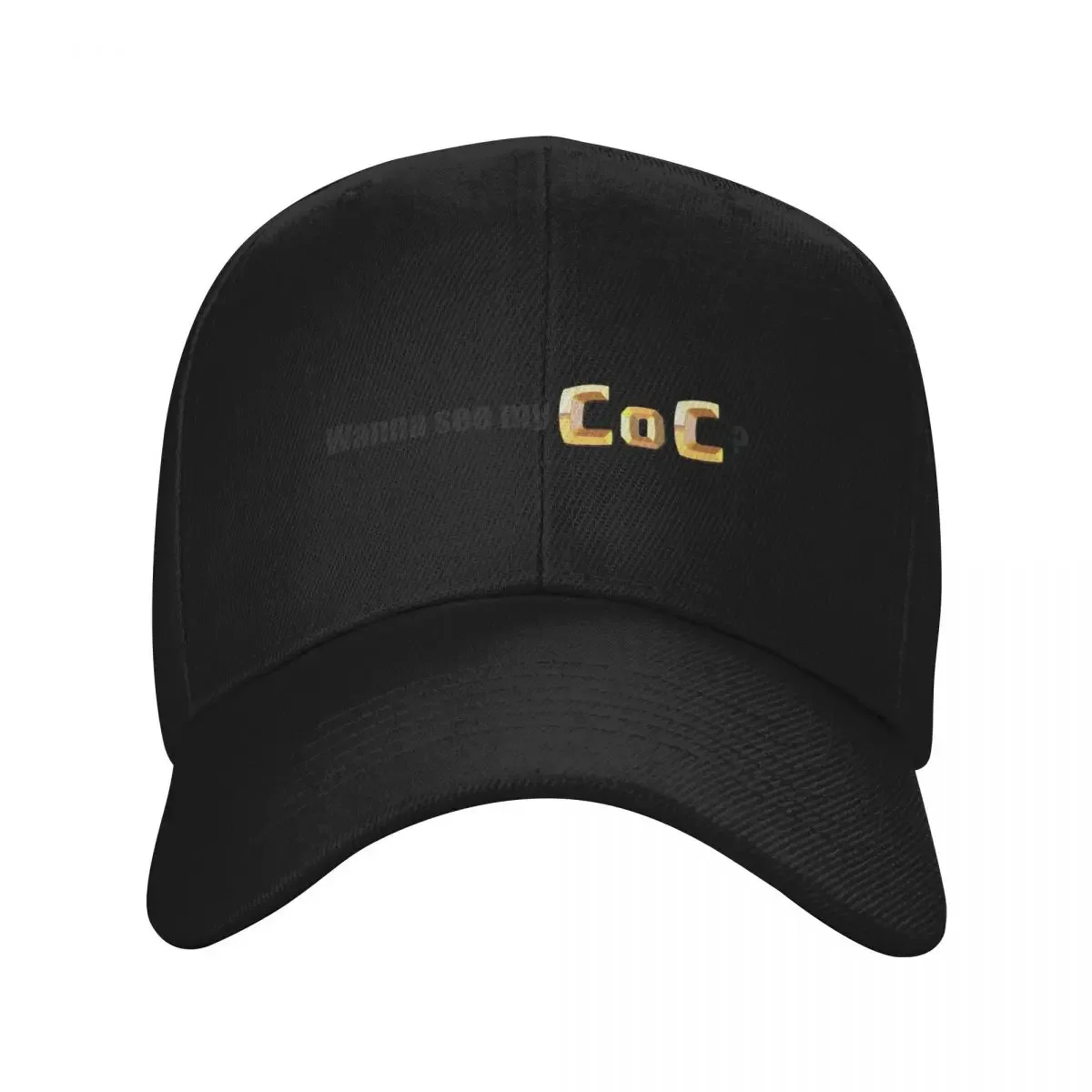 Wanna see my CoC? Baseball Cap Luxury Hat New In The Hat Beach Ball Cap Women's Hats For The Sun Men's