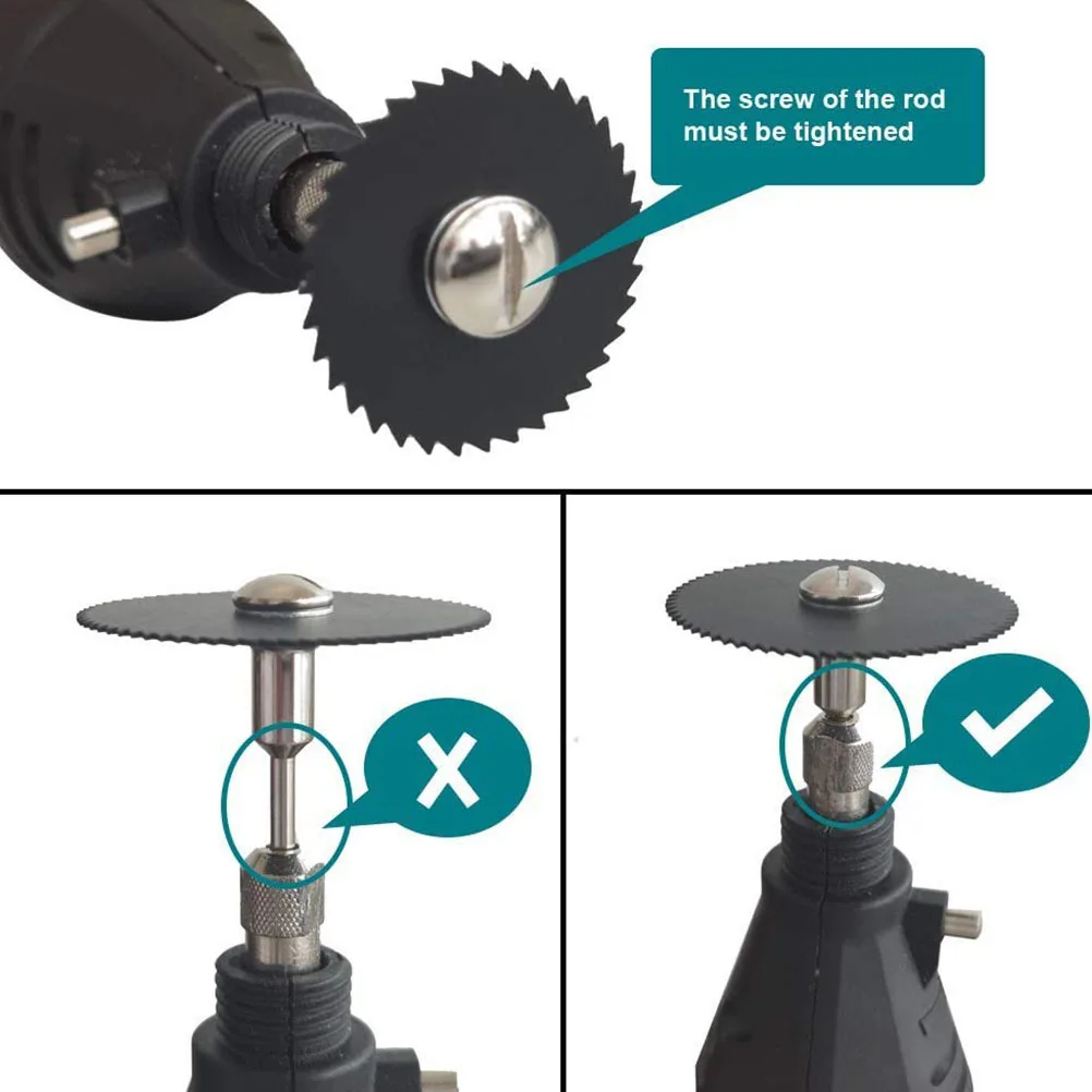 

26Pcs Cut-Off Wheel Screw Mandrel Resin Durable for Rotary Tools 2mm 3mm 6mm Shanks Holder Cut-Off Wheel Screw Mandrel