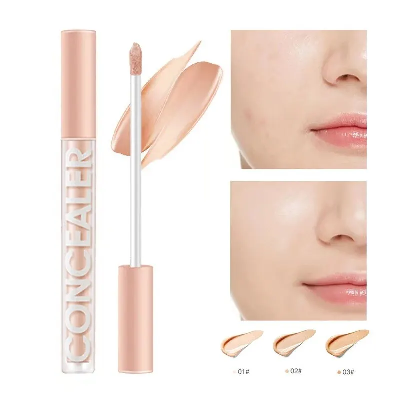 Liquid Concealer Waterproof Moisturizing Face Concealer Cream Long Lasting Cover Dark Eye Circles Acne Makeup Effect Beauty Tool