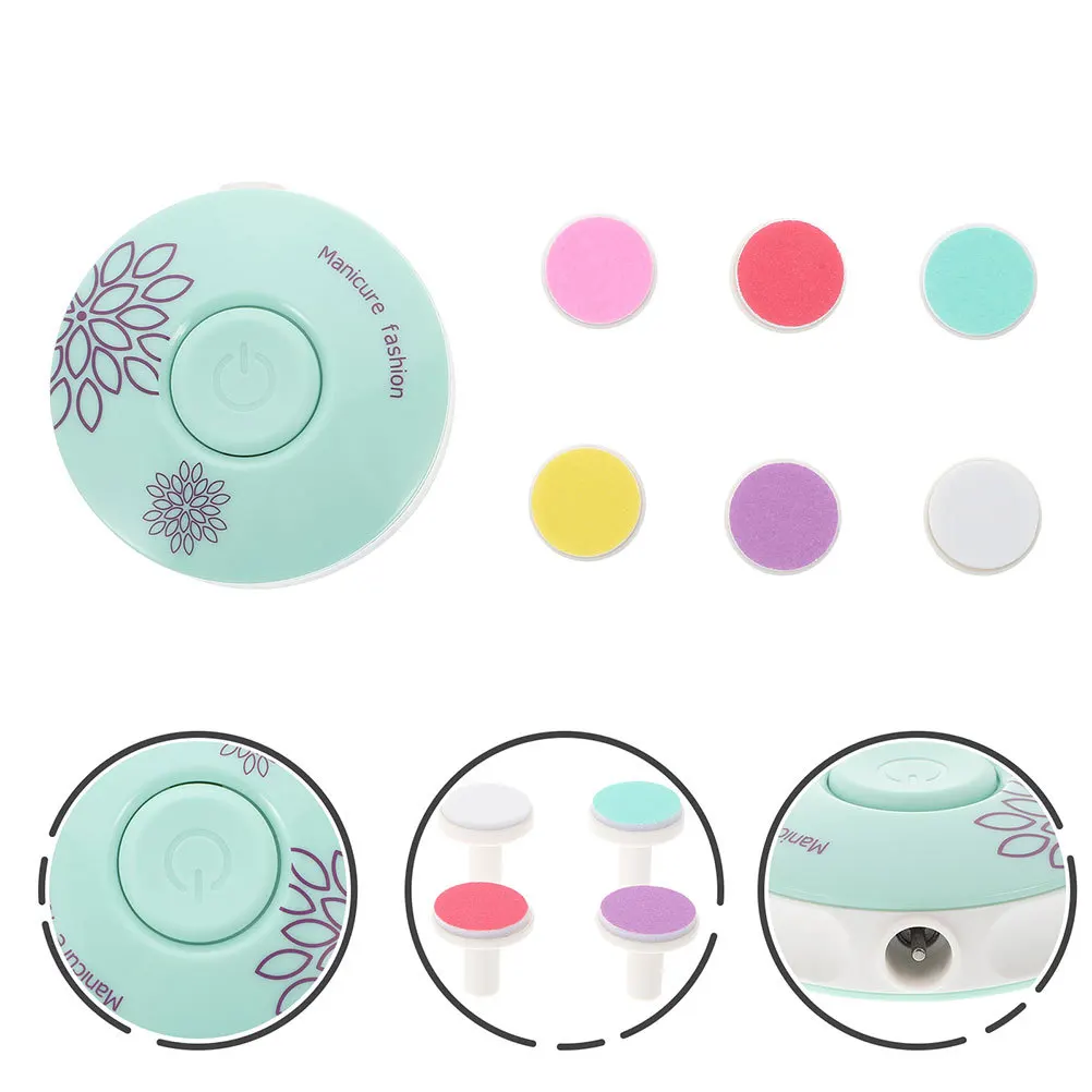 

Electric Trimmer Polisher Child Adult Fingernail Clipper Plastic Durable Safe Nail Nail Trimmer Care Tool Set