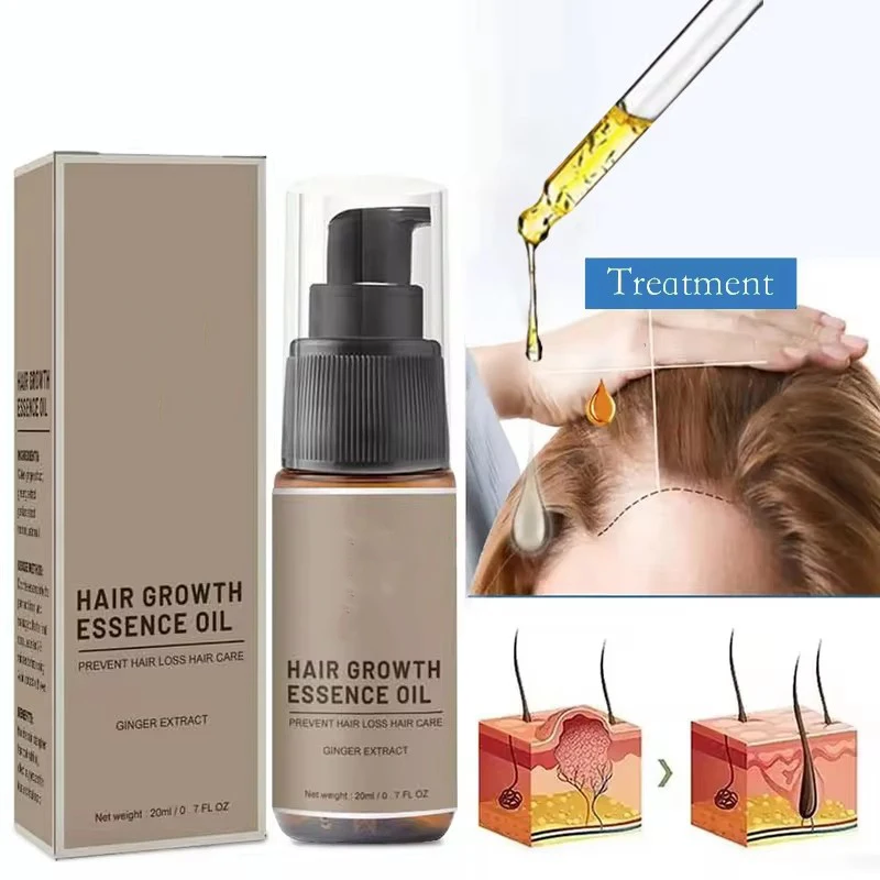 Hair Growth Serum Spray Ginger Anti Hairss Loss Treatment Products Repair Nourish Hair-Roots Fast Regrowth Hairs  Beard Growth