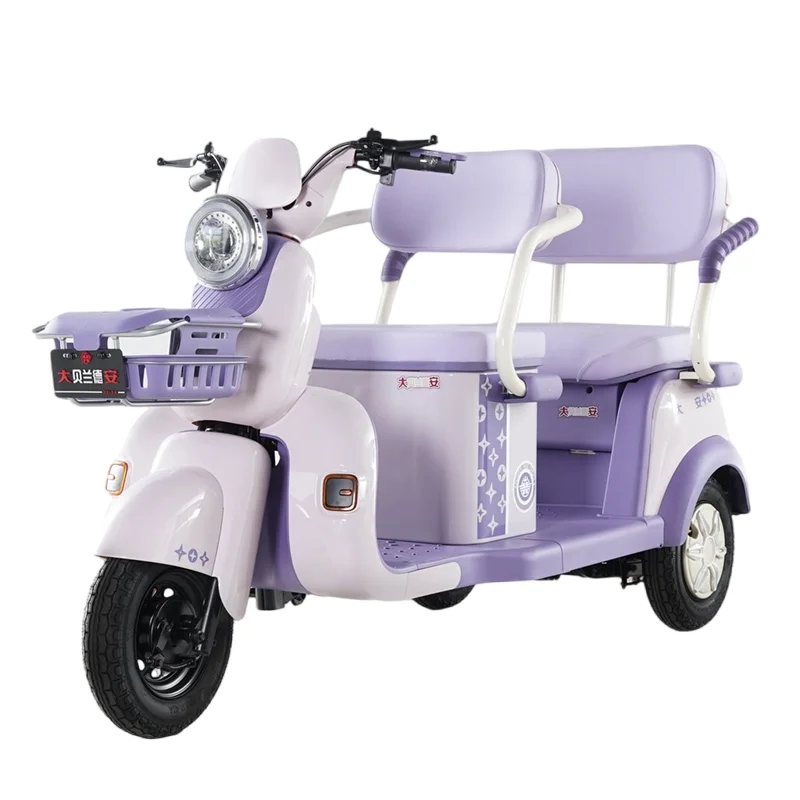 Electric Tricycle 60V Electric Freight Tricycle  Heavy Load Capacity for Urban Three-wheeled Mobility Vehicle，electric Tricycle