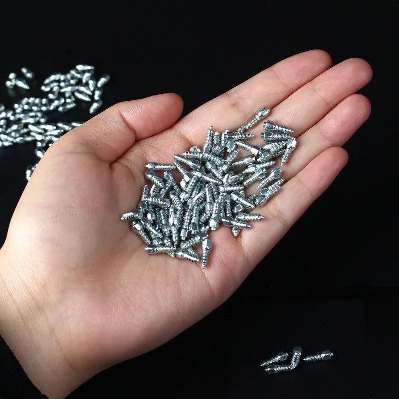 9mm 12mm rutsch feste Auto Schnees ch raube Reifen bolzen Anti-Rutsch-Spikes Rad Reifen Anti-Eis für Auto Motorrad Fahrrad ATV 500pcs – Detail 3
