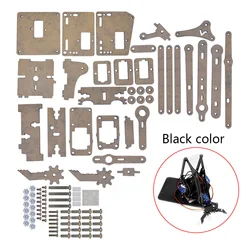 SG90อะคริลิคแขนกล4 dof unassembly หุ่นยนต์กรงเล็บสำหรับการเรียนรู้อูโน่ของเล่นตั้งโปรแกรมได้ของตกแต่งงานปาร์ตี้