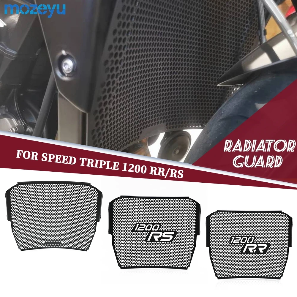 

Radiator Guard For Speed Triple 1200 RS 2021-23 2024 2025 2026 Speed Triple 1200 RR Motorcycle Protector Water Tank Protection