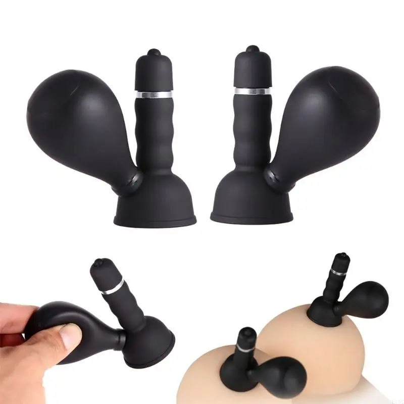 E15C Electric Vibrating Nipple Sucker Stimulating Breasts Enhancement Massager