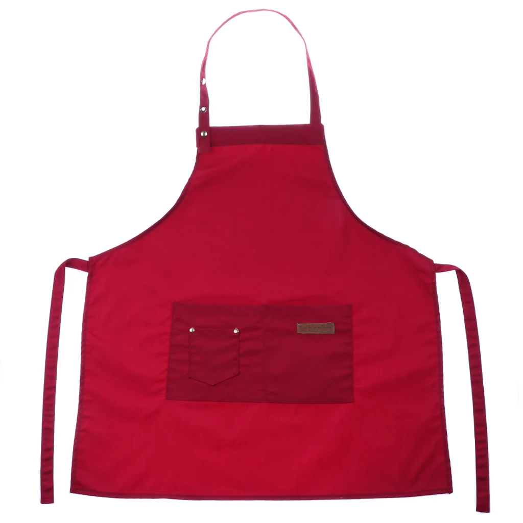 Womens Mens Stylish Cooking With 2 Front Pockets Durable and Adjustable for Kitchen Crafting BBQ Drawing Baking