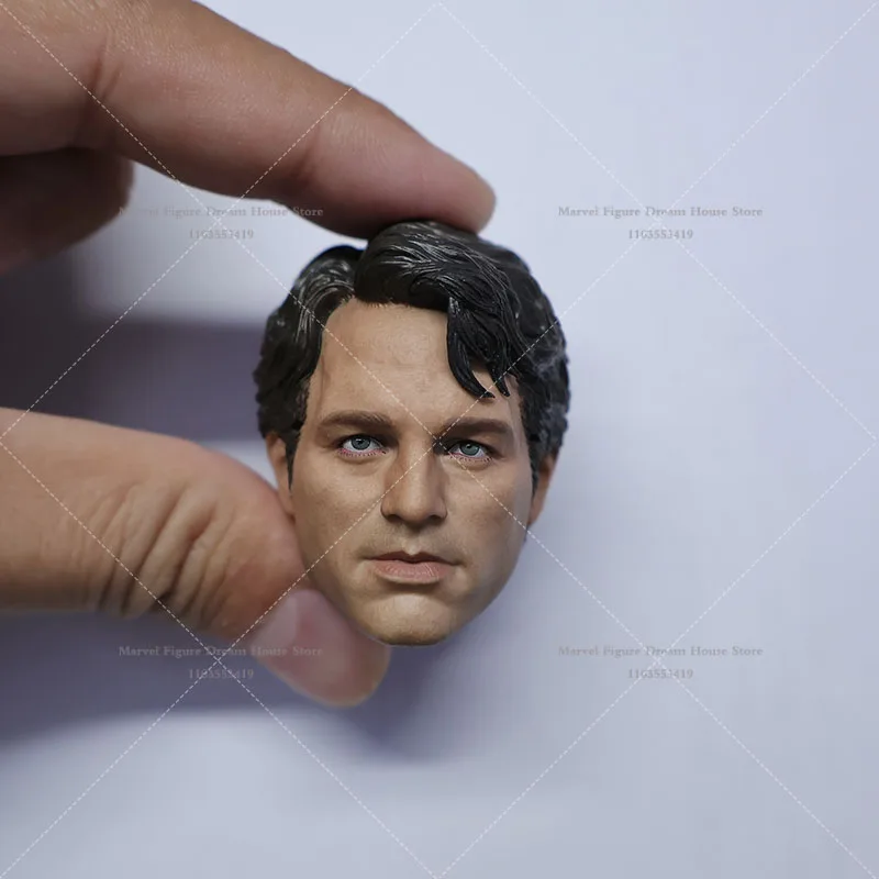 

1/6 Scale Mutation Green Giant Bruce Banner Painting Finished Product Head Sculpt Model For 12-inch Action Figure Soldier