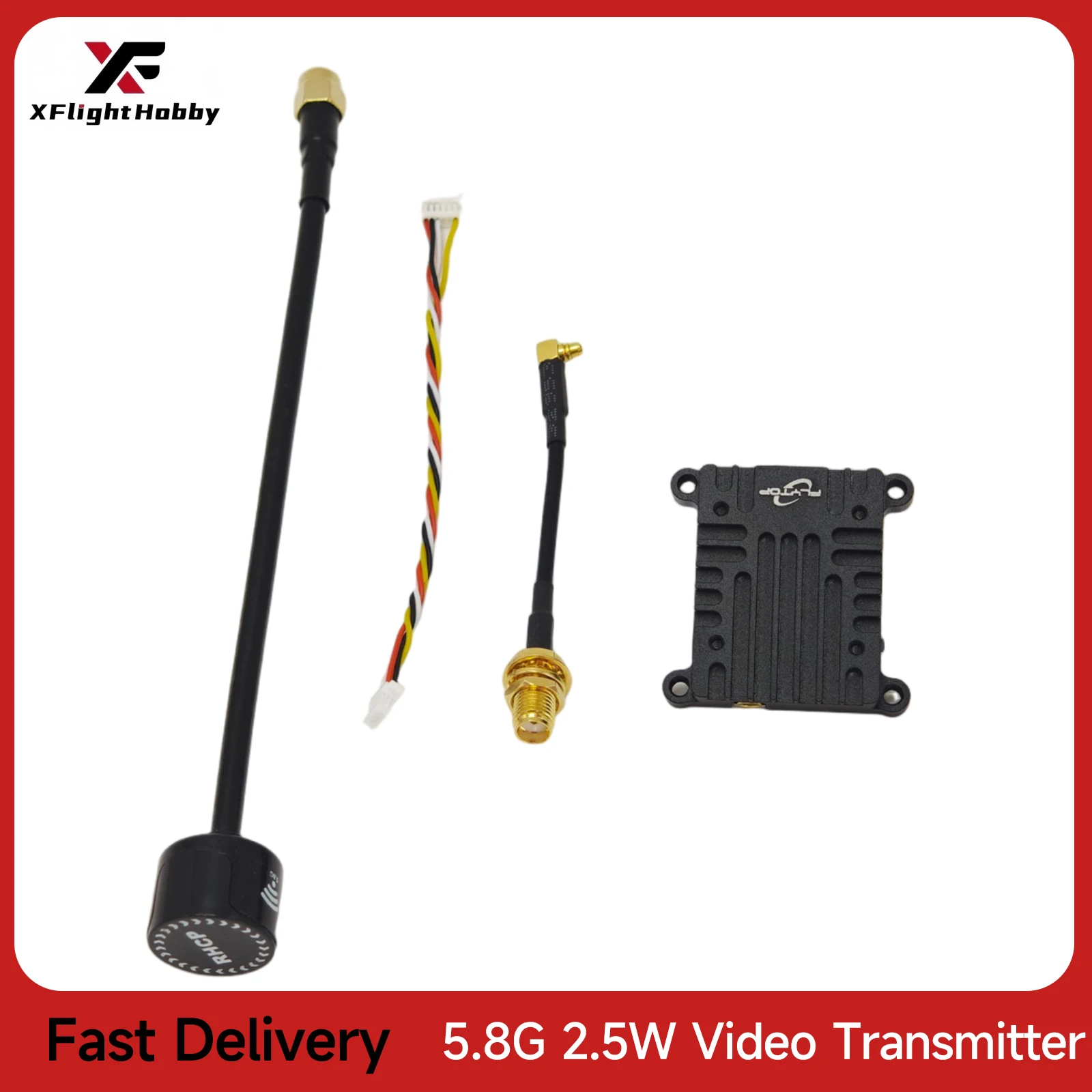 

XFlight Hobby 4.9-5.8GHz 2.5W VTX 56CH Video Transmitter with CNC Shell 25/400/800/1500/2500mW for RC Quadcopter FPV Drone DIY