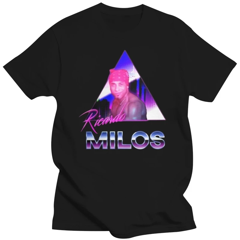 Ricardo Milos Tee Shirt Aesthetic Vaporwave Vintage Summer Harajuku Streetwear T-Shirt Men Funny T Shirts Original Tops