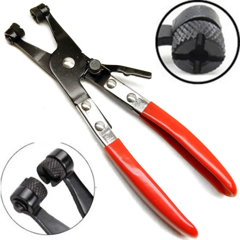 Hose Clamp Pliers Car Remover Kit Long Reach Wire Spring Hose Clamp Pliers Auto Coolant Radiator Heater Band Flat or Large Clamp