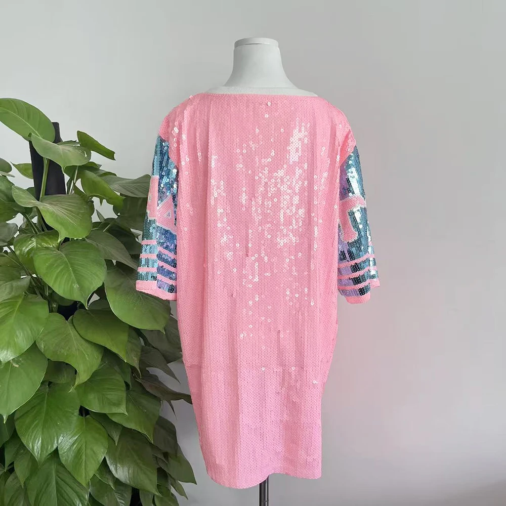 Gamma Phi Delta Women's Association Organizing Club Party Greek Number 43 Pink T-shirt - view 2