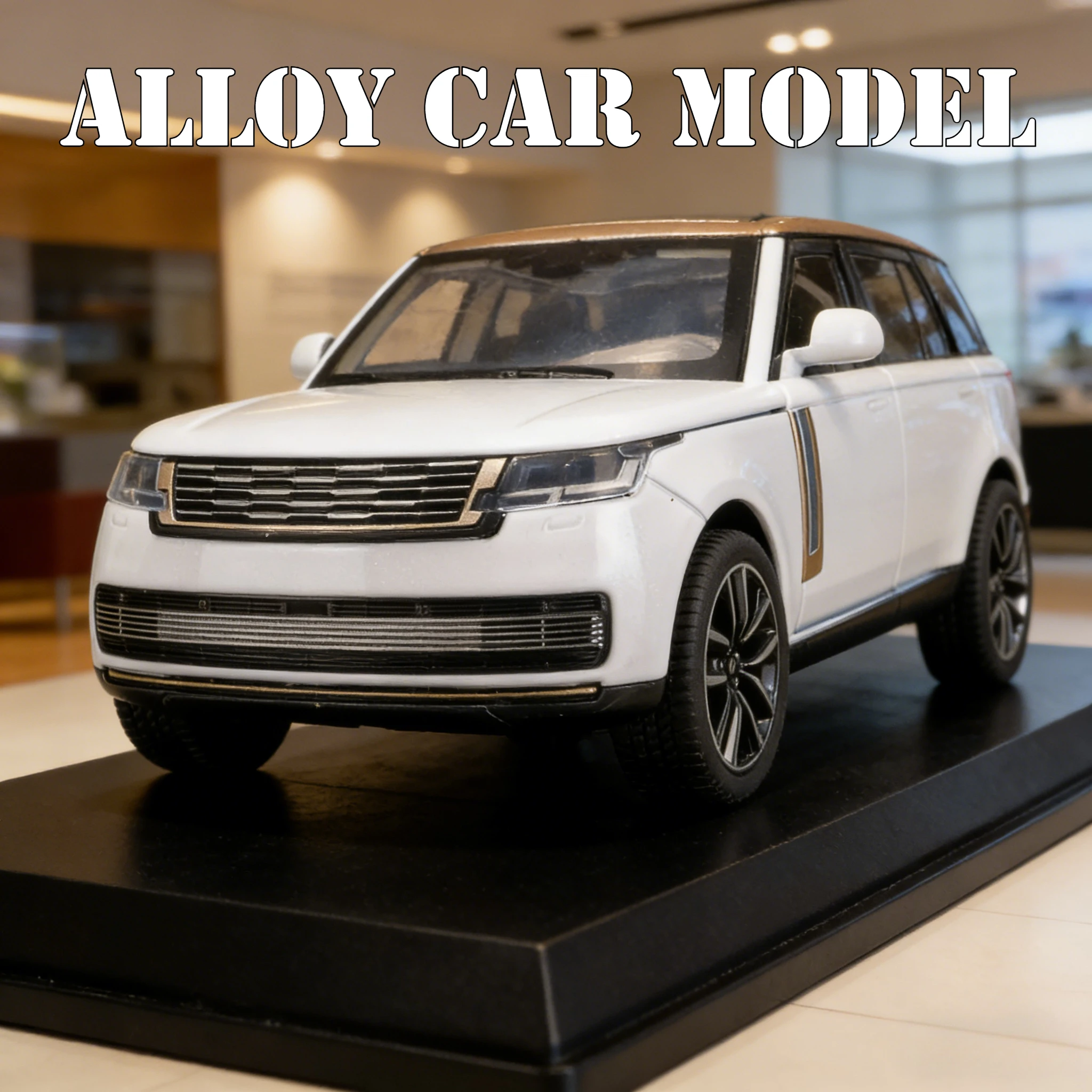 

Для 1:32 Land Rover Range Rover SV2022 внедорожник литая под давлением модель из сплава компьютер настольные украшения миниатюры модель подарок для детей