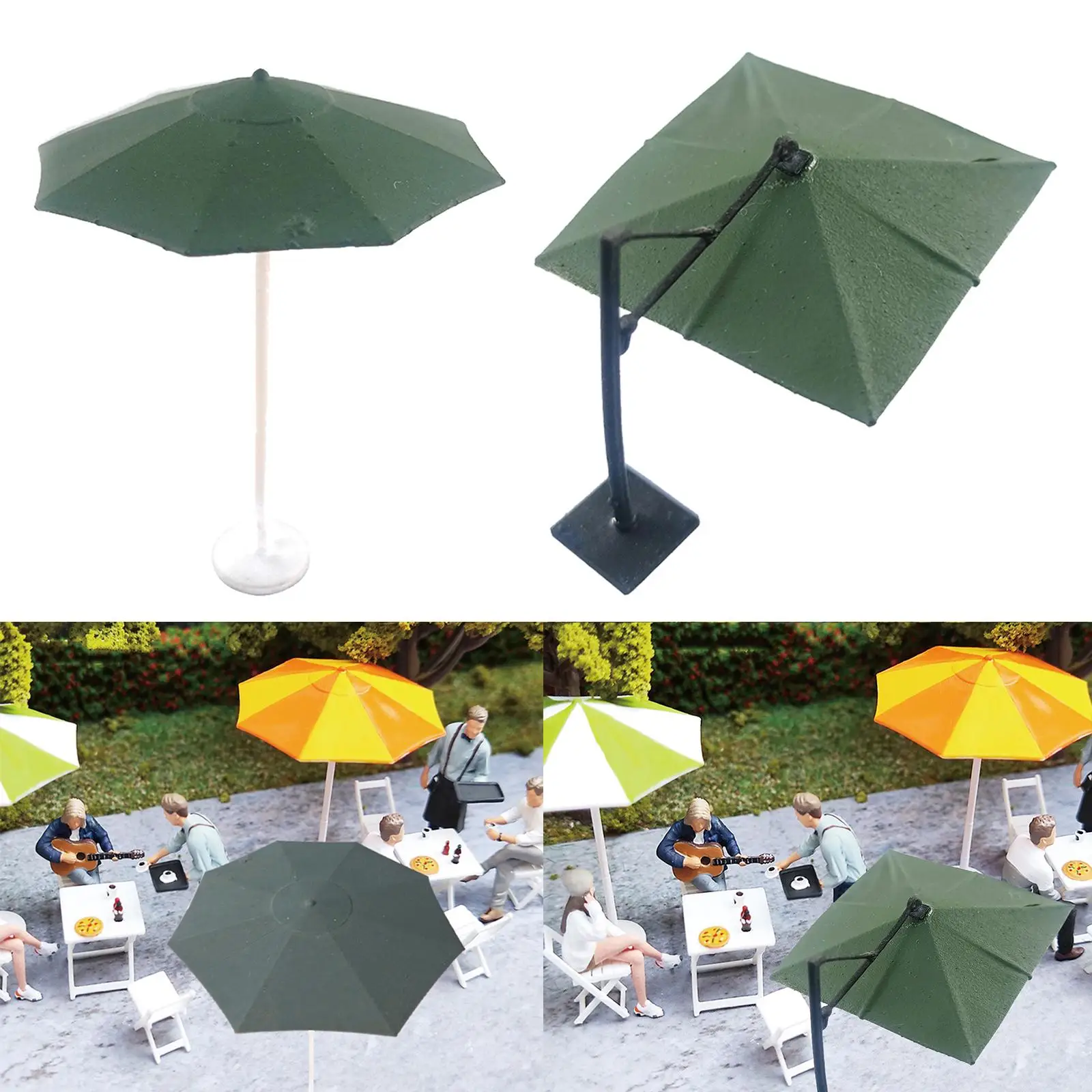 

1/6 Umbrella Model Decorative Accessory Model for Race Medal Miniature Scenes