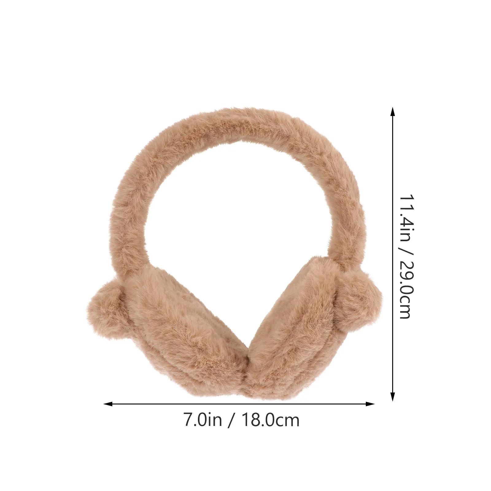 1Pc Creative Ear Protective Warmer Adorable Earmuff Lovely Ear Protective Cover for Women Winter Outdoor Activities in Cold